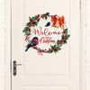 Christmas Wreath Backgrund Wall Decoration Stickers