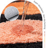 Flocked Floor Mats Absorb Water Prevent Slip  And Thicken Long Wool Tuft Blankets