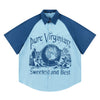 Fashion American College Loose Women's Top