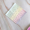 New Rainbow Round Flat Plate Disposable Party Paper Tableware Birthday Party Party Picnic Plate