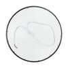 Bathroom Mirror Black Twin Star Dual Light Strip Circular 60cm