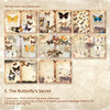 Plant Flower Butterfly Journal Decoration Base Background Paper