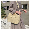 One Shoulder Crossbody Woven Bag