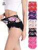 10 Pieces Autumn & Winter Underwear - High Waist, Comfortable, Thermal Underwear with Chinese Flower Print - For Women - Suitable for Cold Weather - Perfect Gift for Family & Friends