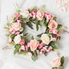 The rose flower wreath hanging wall flowers simulation round heart-shaped ornaments wedding wedding room decoration decoration wall Home Furnishing