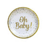 oh baby baby theme paper cup paper plate