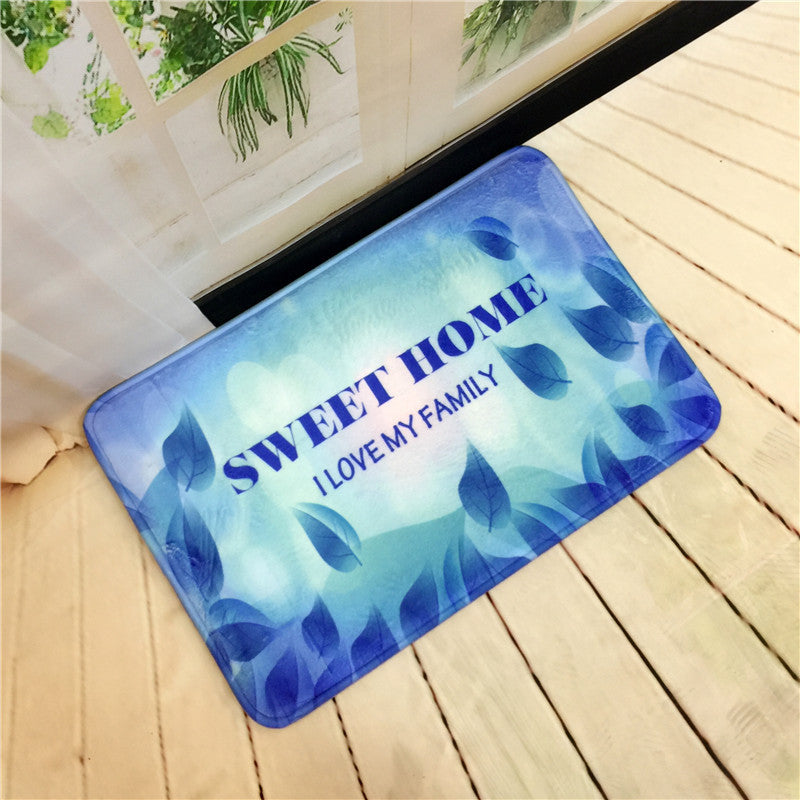 Household Fashionable And Simple Water-absorbent Non-slip Mats