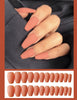 Frosted ballet fake nails