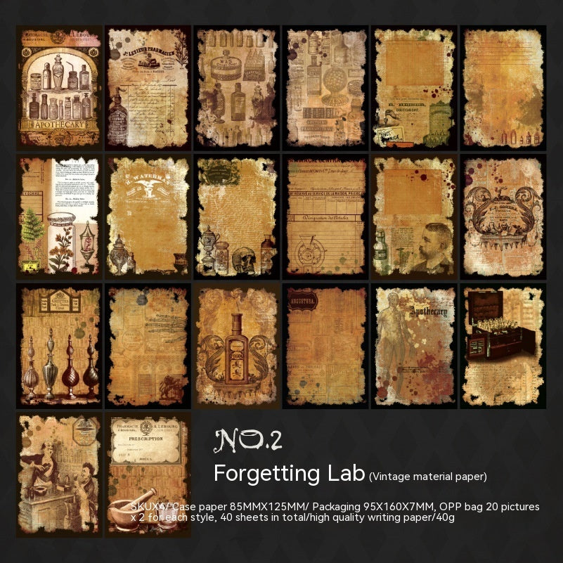 Creative Advanced Sense Journal Decorative Source Material Collage