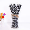 Birthday Party Dining Bar Paper Disposable Bronzing Colored Straws