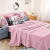 France Paris Comforter Set 8 Pcs Eiffel Tower Bedding Set Extra Soft Cozy Bed In A Bag Pink Cherry Blossom Floral Decorative Bedding Comforter Modern City French Bed Set For All Sezon