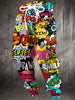 Men's 3D Anime Print Joggers with Drawstring & Pockets - Stylish, Comfortable Polyester Sweatpants - For Casual Wear - Perfect Gift for Anime Fans