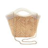 Woven Bag Handbag Pearl Straw