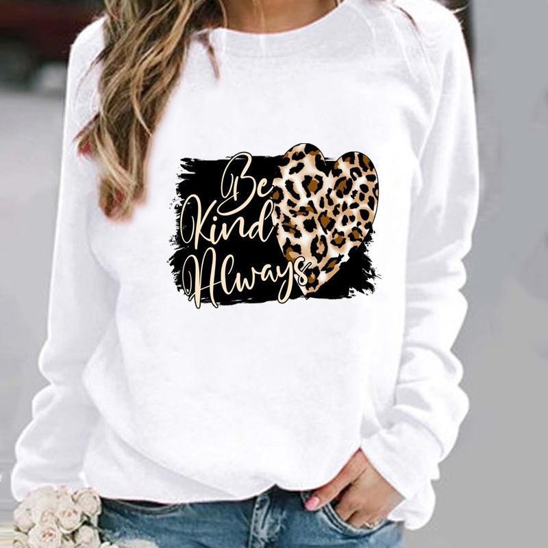 Women's Fashion Casual Round Neck Geometric Pattern Printed Sports Sweater