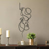 Indoor Face Line Art Decorative Metal Ornaments