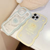 3D Bow Silicone Phone Case With Wavy Border