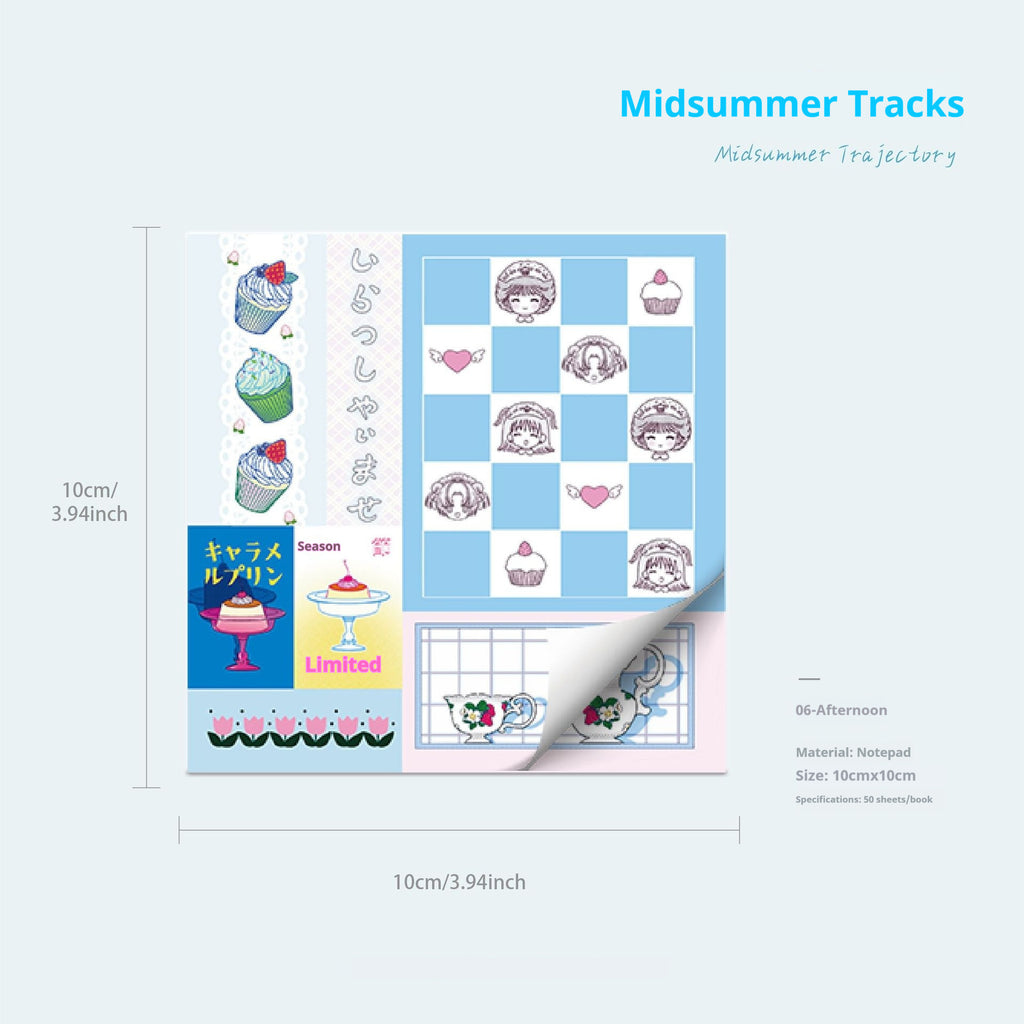 Journal Material Collage Event-recording Pocketbook Tearable Mini Wow