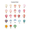 Hot Air Balloon Journal Decorative Source Material 46 Pieces