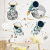 Cartoon Cute Astronaut Wall Stickers