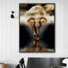 Creative Home Decor Elephant Canvas Painting