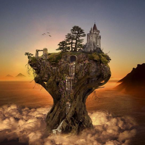 Island Castle 5D Diamond Painting Kit