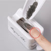 Nails art glitter powder sequins double layer manicure tool rhinestones gems decorations recycling box storage portable containe