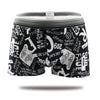 Sexy ice Silk Underwear Men Lovely Cartoon Print Boxer shorts Homme Male Comfortable Underpants Men's Boxers Breathable Panties