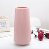 Unbreakable Plastic Flower Vase Big Container Imitation Glaze Flower Pot For Home Living Room Table Arrangment Nordic Decoration