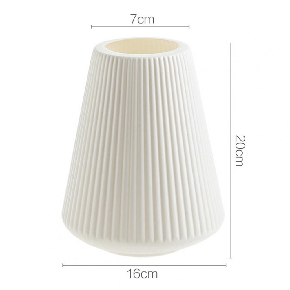 Vase Creative Hydroponic Plastic European Style White Imitation Ceramic Flower Pot home decoration европейский цветочный горшок