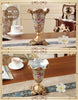 Creative European style retro resin vase Home Furnishing decoration living room dining room table vases flower vase