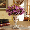 Creative European style retro resin vase Home Furnishing decoration living room dining room table vases flower vase