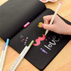 Milky Way Black Line Graffiti Sketch Notebook 16K 32K 56K Child Student Painting Notebook School Office Stationery 1pc