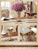 Creative European style retro resin vase Home Furnishing decoration living room dining room table vases flower vase