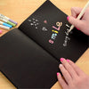 Milky Way Black Line Graffiti Sketch Notebook 16K 32K 56K Child Student Painting Notebook School Office Stationery 1pc