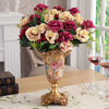 Creative European style retro resin vase Home Furnishing decoration living room dining room table vases flower vase