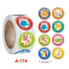 Copper Board Self-adhesive Children's Cartoon Stickers Label