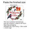 Christmas Wreath Backgrund Wall Decoration Stickers