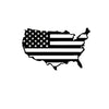 American Flag Map Metal Wall Iron Craft Decorations