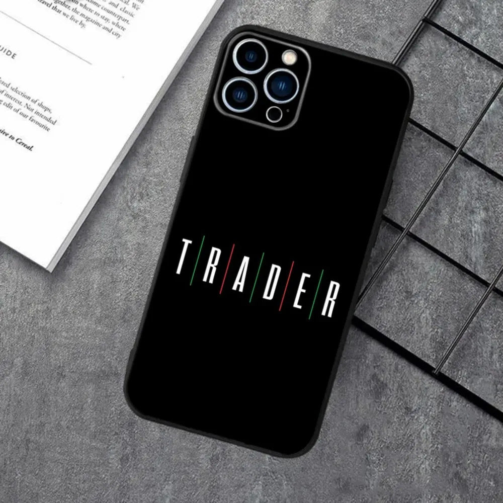 Black Rear Cover Anti-fall Protective Case Phone Case