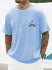 Men's Casual Loose Round Neck 3D Digital Printing Short Sleeve