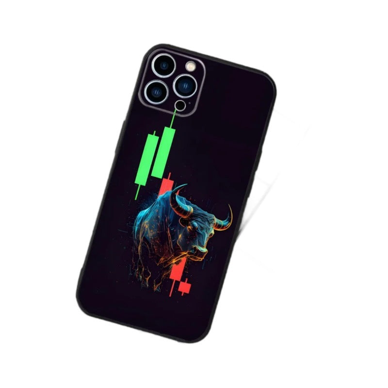Black Rear Cover Anti-fall Protective Case Phone Case