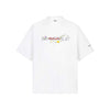 Floral Machine Embroidery Design Short-sleeved T-shirt