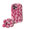 Personalized Leopard Print Autumn And Winter Plush Phone Case