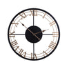 Creative Simple Square Iron Clock Living Room Mute Decoration