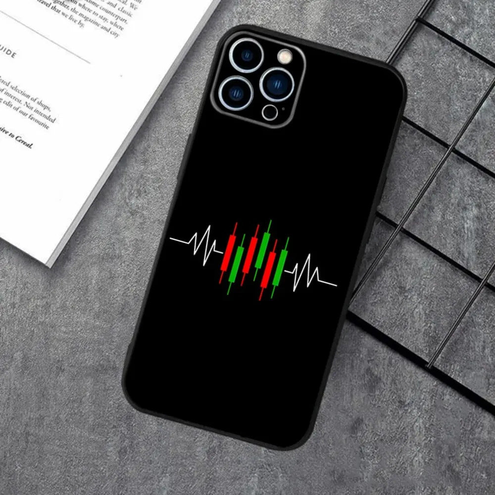 Black Rear Cover Anti-fall Protective Case Phone Case