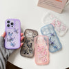 Painted Butterfly Glitter Transparent Drop-resistant Protective Cover