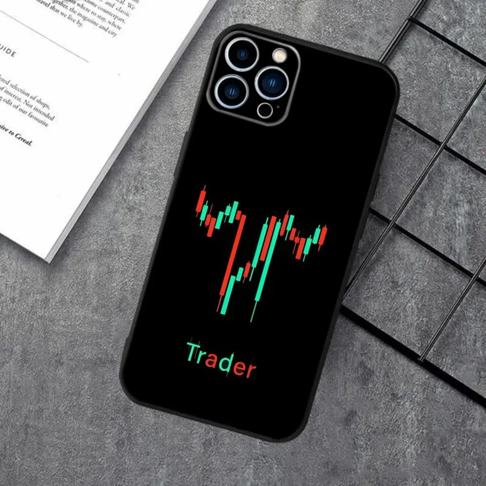 Black Rear Cover Anti-fall Protective Case Phone Case