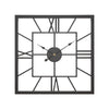 Creative Simple Square Iron Clock Living Room Mute Decoration