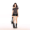 Summer Fashion Printed Slim-fit American Top