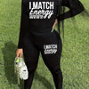 Women's Spring And Summer Print Personal Leisure Two-piece Sports Suit